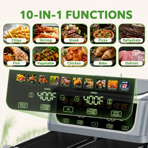 Daily Prep™ Dual Basket Air Fryer